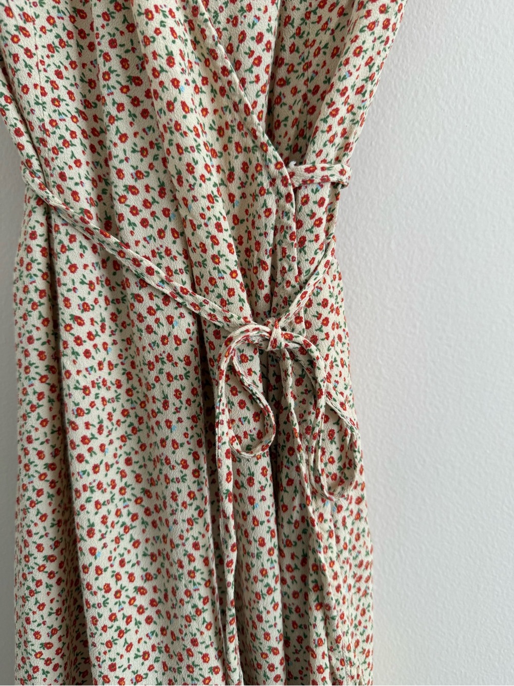 Brandy Melville Mini Wrap Dress // One Size fits Xsmall Small Medium - Picture 5 of 10